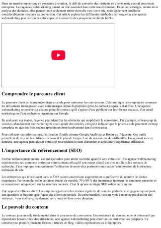 Comment une agence webmarketing peut augmenter vos conversions