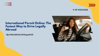 International Permit Online The Fastest Way to Drive Legally Abroad