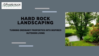 Landscaping Companies in Barrie  Hard Rock Landscaping