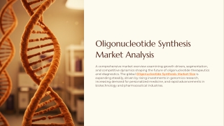 Oligonucleotide Synthesis Market Size, Share And Forecast 2034