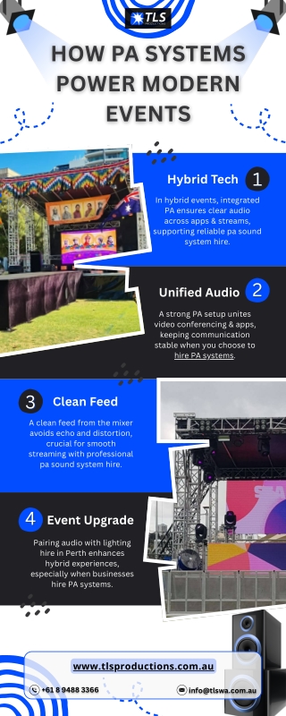 How PA Systems Power Modern Events