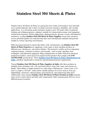 Stainless Steel 304 Sheets.docx PDF BLOG