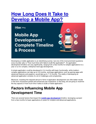 Mobile App Development Company | Best App Development Services
