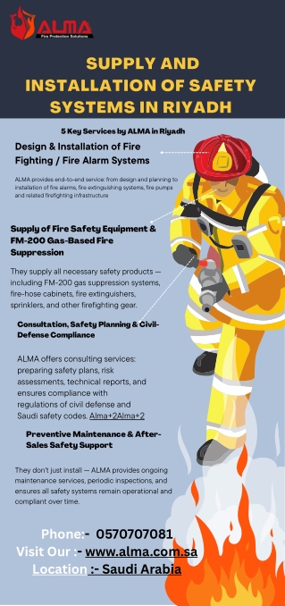 Supply and Installation of Safety Systems in Riyadh