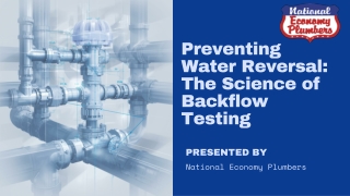 Preventing Water Reversal The Science of Backflow Testing