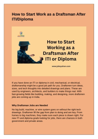 How-to-Start-Work-as-a-Draftsman-After-ITI-Diploma