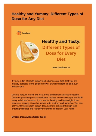 Handover-Different-Types-of-Dosa-for-Any-Diet