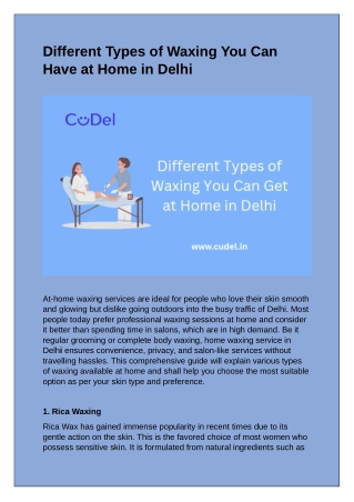 CuDel-Different-Types-of-Waxing-You-Can-Have-at-Home-in-Delhi
