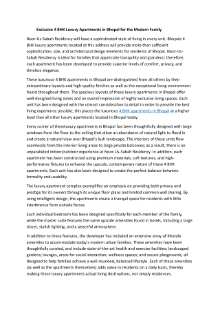 4 bhk luxury apartments in Bhopal|4 bhk luxury apartments|luxury apartments