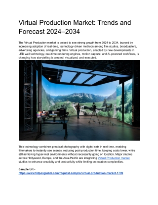 Virtual Production Market