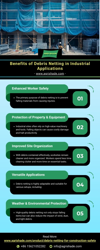 Benefits of Debris Netting in Industrial Applications [Infographic]