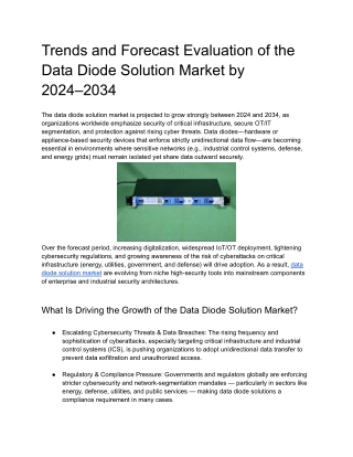 Data Diode Solution Market