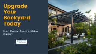 Upgrade your backyard with expert aluminium pergola installer in Sydney services