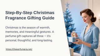 Step-By-Step Christmas Fragrance Gifting Guide