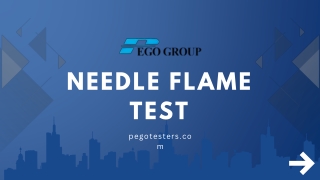 Needle Flame Test (2)