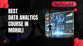 Best Data Analytics Course in Mohali | Power BI, Tableau Training - techcadd