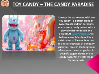 toy candy paradise PPT