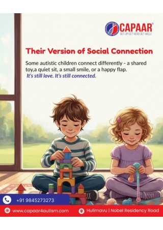 Every Child Connects in Their Own Beautiful Way_Capaar _ Best Autism Centre in Bangalore