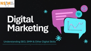 Understanding SEO, SMM & Other Digital Skills
