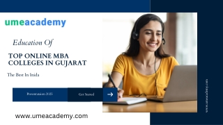 Top Online MBA Colleges in Gujarat