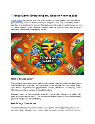 Tiranga Game_ Everything You Need to Know in 2025