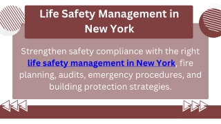 Life Safety Management in New York