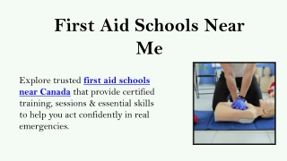 First Aid Schools Near Me