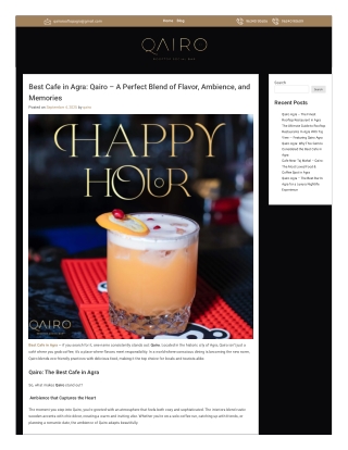 Best Cafe for Couples in Agra with Romantic Vibes