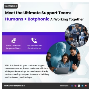 Meet the Ultimate Support Team Humans   BotPhonic AI Working Together