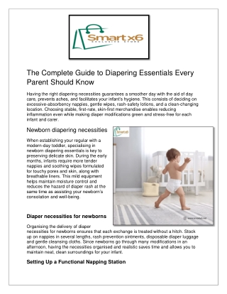 The Complete Guide to Diapering Essentials Every Parent Should Know