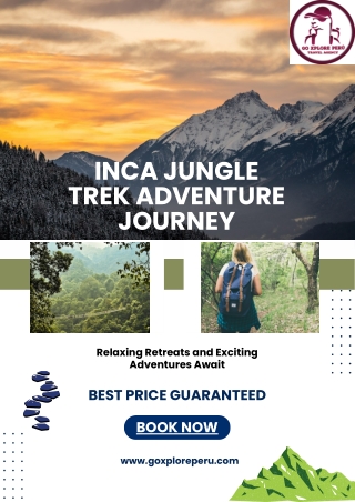 Inca Jungle Trek Adventure Journey