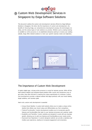 Custom Web Development Services in Singapore by Exiga Software Solutions (1)