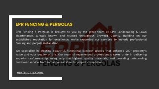 Pergola Installation Companies