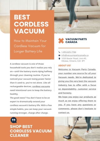 Best Cordless Vacuum for All Floor Types: Hardwood, Carpet & More