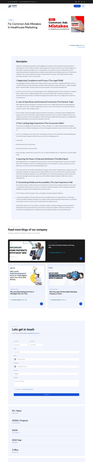 Fix Common Ads Mistakes In Healthcare Marketing