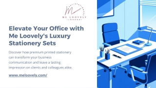 Elevate Your Office with Me Loovely Luxury Stationery Sets