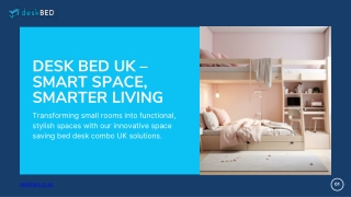 Transform Your Small Space with Desk Bed UK – Smart Space Saving Bed Desk Combo