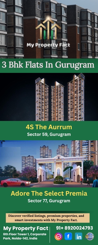 3 Bhk Flats In Gurugram 3 DEC 2025