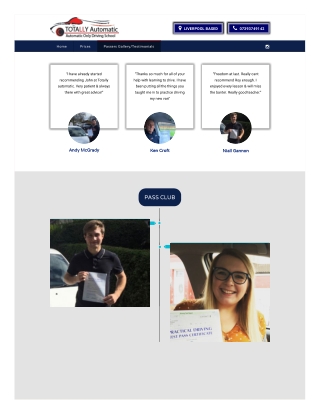 Automatic Driving Lessons Crosby – Affordable, DVSA-Approved Tuition