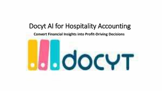 AI-Driven Accounting for Hotels