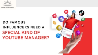 Youtube Manager | Sun and Sky Entertainment