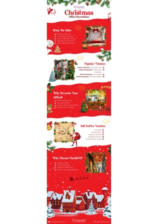 Turn Your Space Into a Festive Wonderland with CherishX Christmas Setups