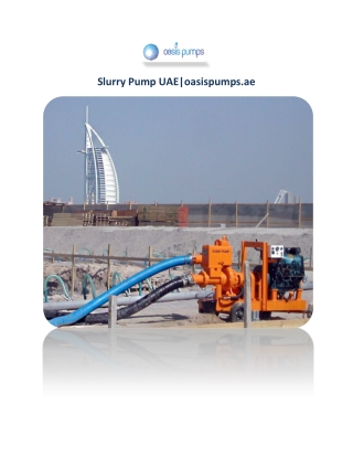 Slurry Pump UAE|oasispumps.ae