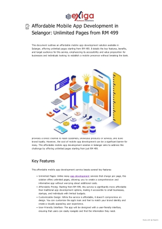 Affordable Mobile App Development in Selangor_ Unlimited Pages from RM 499