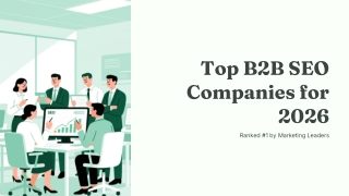 Top B2B SEO Companies – Ranked #1 by Marketing Leaders for 2026