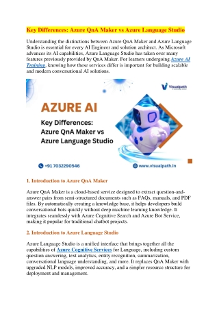 Top Azure AI Training in Hyderabad | Best Azure AI-102