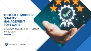 ToolKitX Modern Quality Management Software
