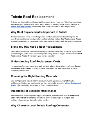 Toledo Roof Replacement (1)