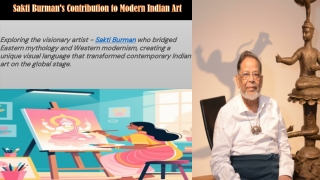 Sakti Burmans Contribution to Modern Indian Art