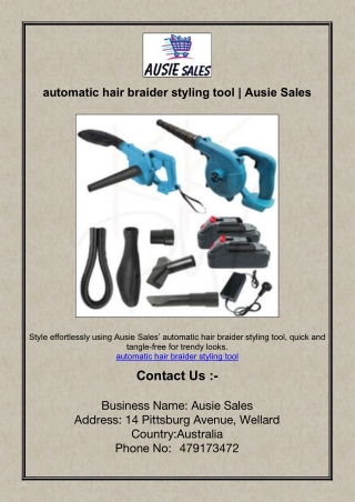 automatic hair braider styling tool | Ausie Sales